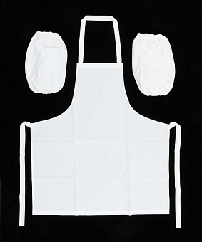 Комплект для освящения х\б (фартук и нарукавники)
