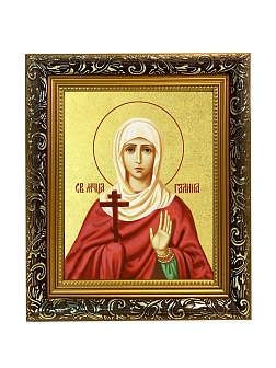 Икона "Галина", св. мц., с золочением поталью, 10012-УЛ