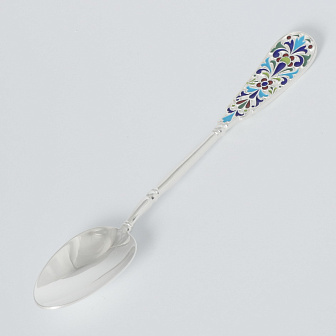 Лжица литьевая малая №11 эмаль серебро (УИН)