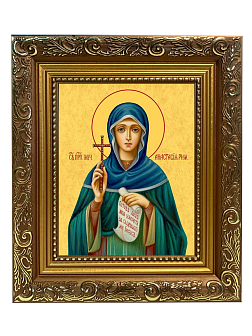 Образ святой Анастасии Римляныни, Солунской (Фессалоникийской), преподобномученицы, 10А12