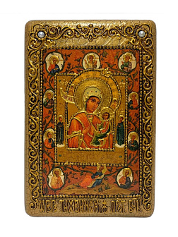 Икона Пресвятой Богородицы Хлебенная (Запечная) (ПОДАРОЧНАЯ)
