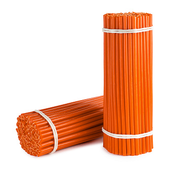 Свечи станочные ОРАНЖЕВЫЕ № 40 (пачка 1кг)