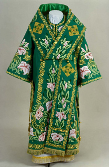 Облачение архиерейское №63 шерсть вышитое (гладь)