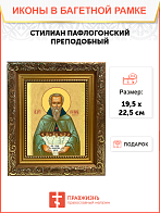 Образ святого Стилиана Пафлагонского, преподобного, 09С9 Образ святого Стилиана Пафлагонского, преподобного, 09С9