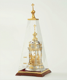 Дарохранительница № 7 комбинированная камни