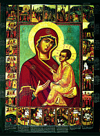 Икона Пресвятой Богородицы ТИХВИНСКАЯ (ПОД СТАРИНУ) Икона Пресвятой Богородицы ТИХВИНСКАЯ (ПОД СТАРИНУ)