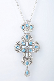 Крест наперсный № 158 /серебрение/