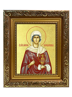 Икона "Анастасия Узорешительница", св. вмц., с золочением поталью, 10А5-УЛ