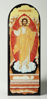 Икона на МДФ 18х50 арочная, объёмная печать, лак Воскресение Христово 2 Икона на МДФ 18х50 арочная, объёмная печать, лак Воскресение Христово 2