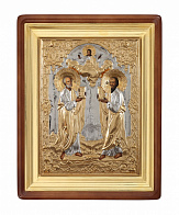 Икона живописная в киоте 40х60 масло, риза №121, киот №1 Петр Павел