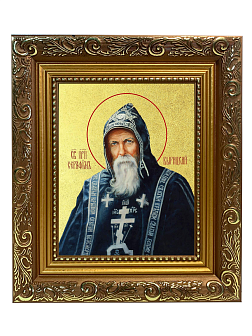 Икона "Серафим Вырицкий", св. прп., с золочением поталью, 09С7-УЛ