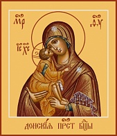 Донская православная икона Божия Матерь