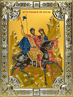 Икона Борис и Глеб благоверные князья-страстотерпцы