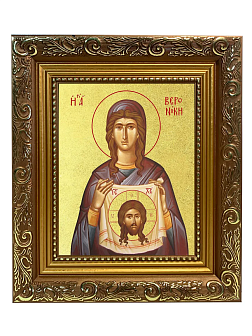 Икона "Веринея (Вероника)", св. мц., с золочением поталью, 10В3-УЛ Икона "Веринея (Вероника)", св. мц., с золочением поталью, 10В3-УЛ