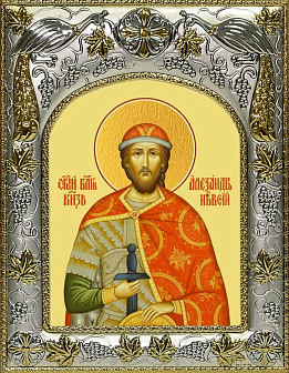Икона освященная "Александр Невский, благоверный князь"