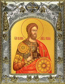 Икона складень Никита Готфский и Ангел Хранитель 109