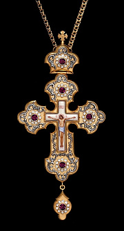 Крест наперсный №89 / золочение / серебро (УИН)