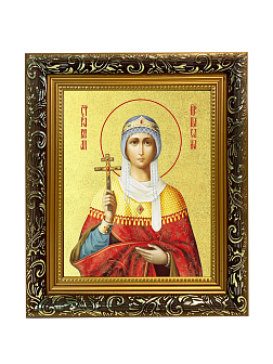 Икона "Елена", св. равноап. царица, с золочением поталью, 10Е6-УЛ