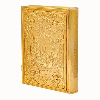 Евангелие 470*330 напрестольное №8 крышки золочение камни