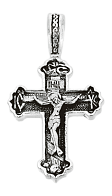 Крест серебряный православный