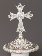 Крест на митру №12 серебро