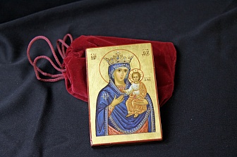 Дорожная икона Образ Пресвятой Богородицы Милосердная Юровичская