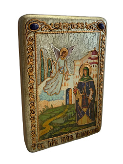 Икона ''Святая преподобная Ирина Каппадокийская (Хрисоволанта)''