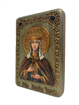 Икона ЛЮДМИЛА Чешская, Княгиня, Мученица (ПОДАРОЧНАЯ)
