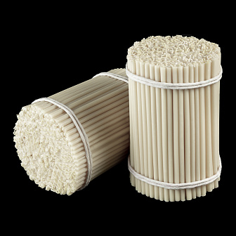 Свечи станочные БЕЛЫЕ №100 (пачка 1кг)