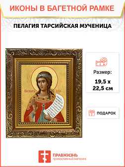 Образ святой Пелагии Тарсийской, мученицы и девы, 10П1