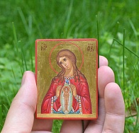 Дорожная икона Пресвятой Богородицы "Помощница в родах"