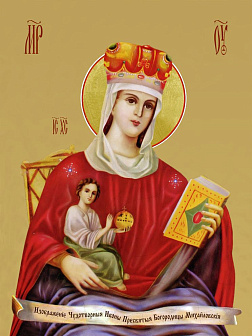 Икона под старину Михайловская Божией Матери