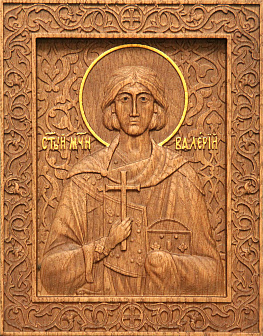 Икона резная Валерий Икона резная Валерий