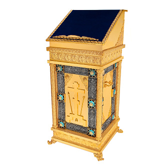 Подставка под икону №20 золочение эмаль