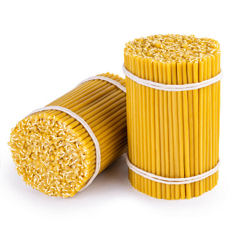 Свечи церковные восковые №100 (пачка 1кг)