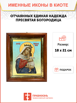 Образ Божией Матери "Отчаянных единая надежда", 03О1