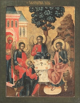 Икона Святой Троицы под старину