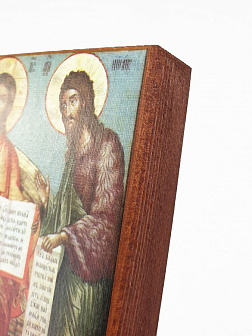 Икона под старину Деисус, Спаситель, Богородица, Иоан Креститель