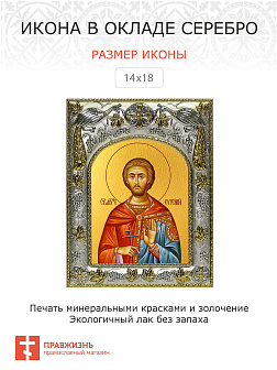 Икона Евгений мученик