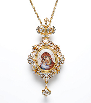 Панагия №63 / золочение / серебро Игоревская БМ (УИН)