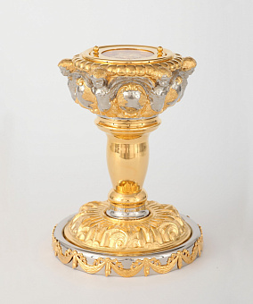 Ковчег для частиц святых мощей №28 гальванопл, никель, золочение Ковчег для частиц святых мощей №28 гальванопл, никель, золочение