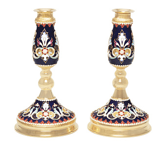 Подсвечник №17 / 2 свечи / золочение