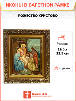 Образ Господа Иисуса Христа "Рождество Христово", 05Р6 Образ Господа Иисуса Христа "Рождество Христово", 05Р6