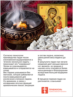 Натуральный ладан келейный "Дары волхвов" 50гр.