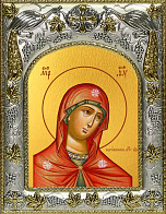 Андрониковская икона Божией Матери, рама серебро