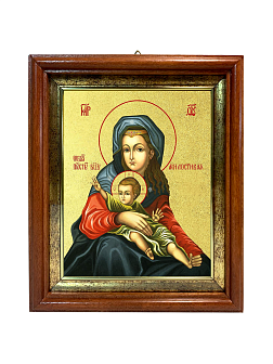 Икона Божией Матери "Милостивая" с золочением поталью, 03М1-УЛ Икона Божией Матери "Милостивая" с золочением поталью, 03М1-УЛ