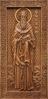 Икона ВАСИЛИЙ Великий, Архиепископ Кесарийский (Каппадокийский), Святитель (РЕЗНАЯ)