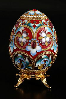 Яйцо пасхальное филигрань, эмаль / золочение
