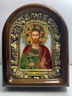 169 Именная икона Богдан (Феодот) Анкирский бисер дерево