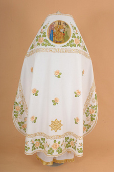 Облачение иерейское №33 вышитое по шерсти (гладь)